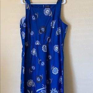 Beautiful blue tea dress